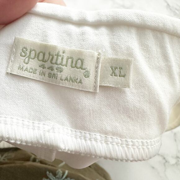 Spartina 449 Liza BiStretch Faux Wrap Skort Pearl White Women’s Size XL NEW - Picture 9 of 13